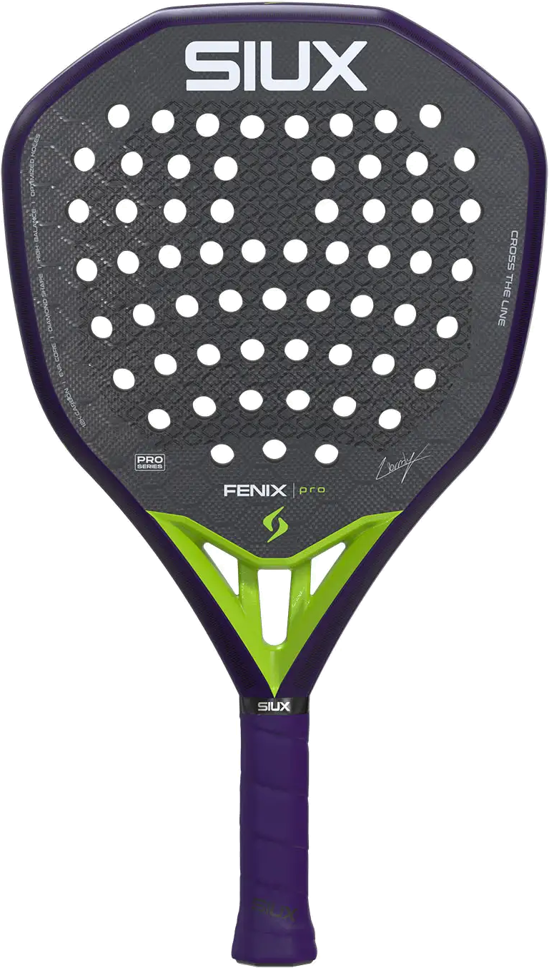 Pala de pádel Siux Fenix Pro Glow Purple 2026